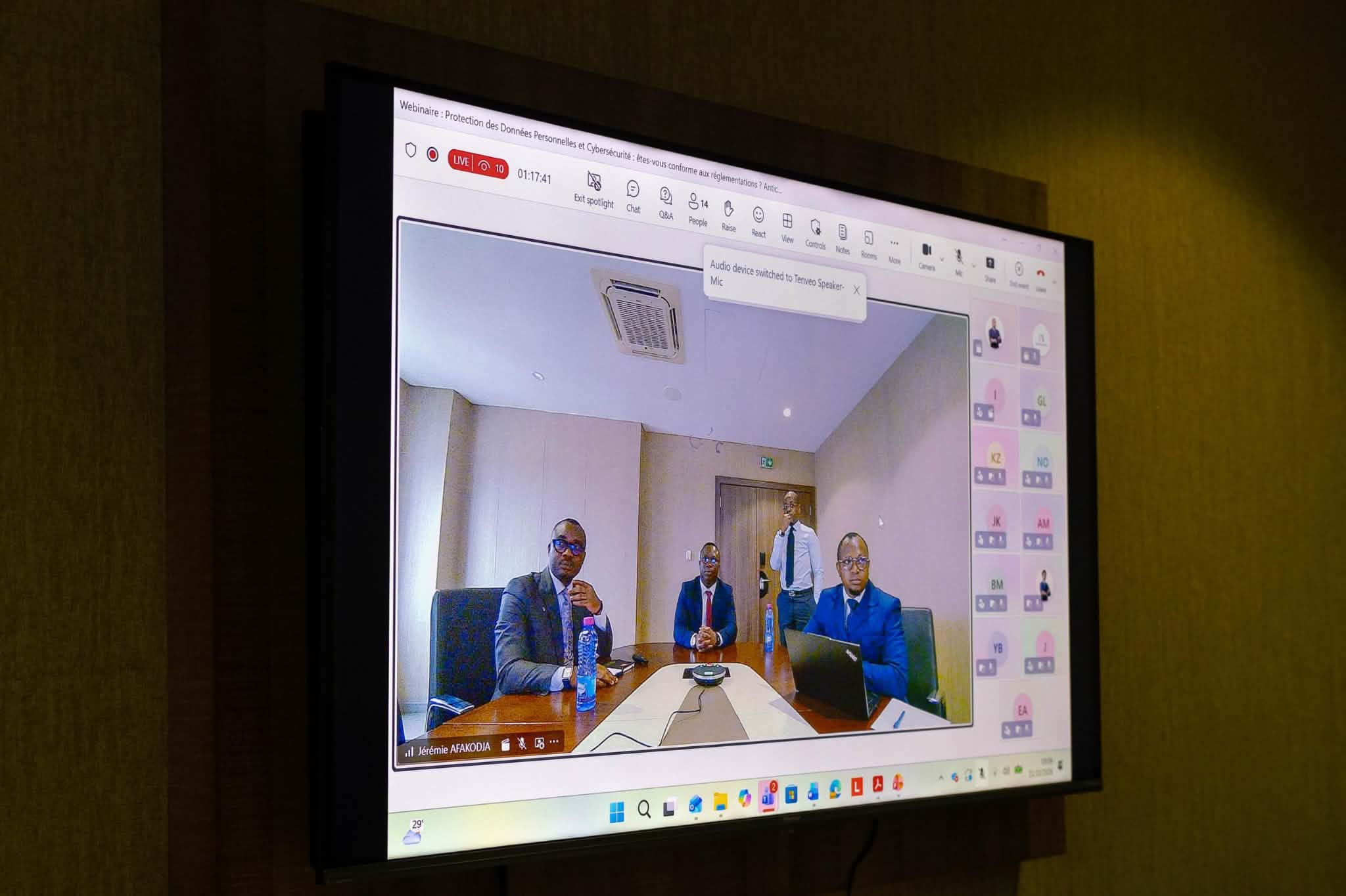 Webinaire en ligne ZOTCHI AVOCATS sur la conformité et les contrôles de l'IPDCP